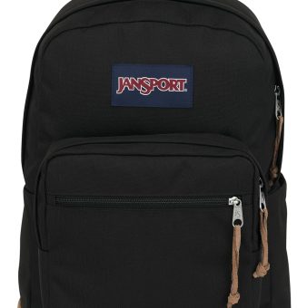 JanSport Right Pack Backpack - Durable Daypack with Padded 15" Laptop Sleeve, Spacious Main Compartment & Integrated Water Bottle Pocket - Black