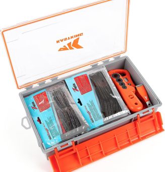 KastKing HyperSeal Waterproof Tackle Box, 3700 Deep Tackle Trays, Fishing Tackle Box Organizer With Exterior Stickers, Fishing Gear & Fishing Accessories Storage