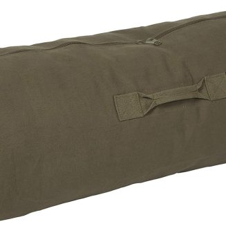 Deluxe Duffel Bag With Zipper For Gym, Travel, & Storage